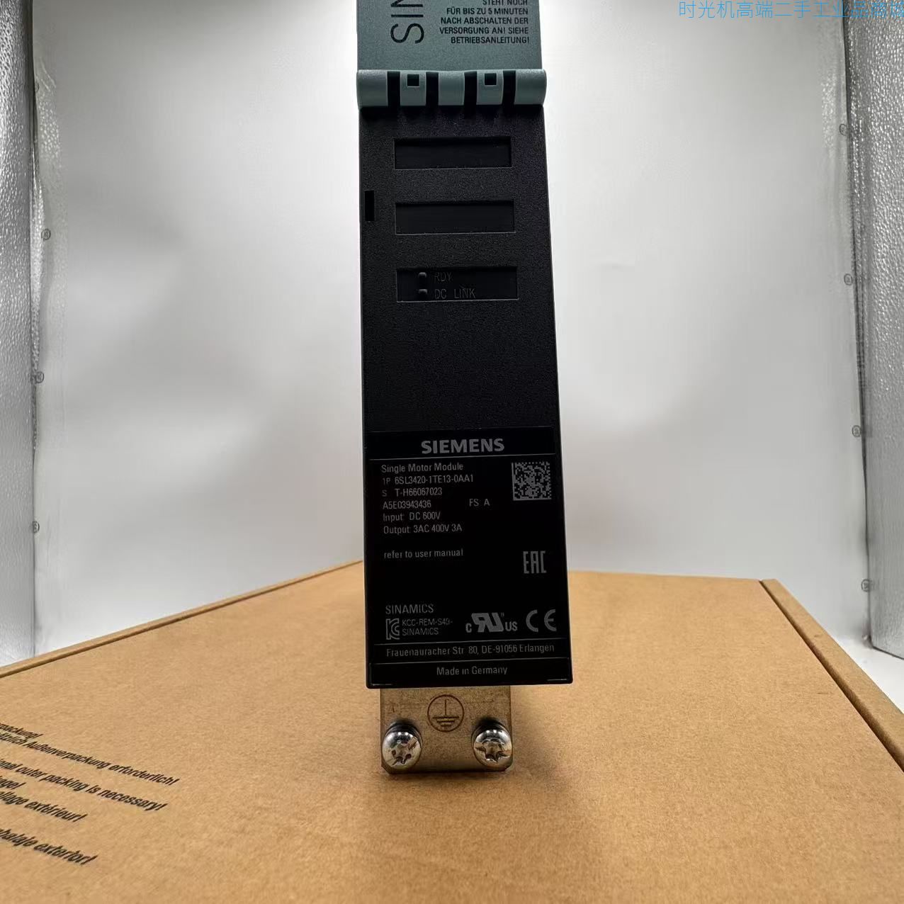 【99新】【 变频器单电机模块】【6SL3420-1TE13-0AA1】A0103-AB1-0000013