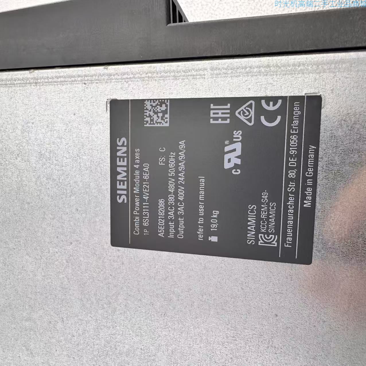 【99新】【四轴组合电源模块 】【6SL3111-4VE21-6EA0】A0103-AB1-0000017