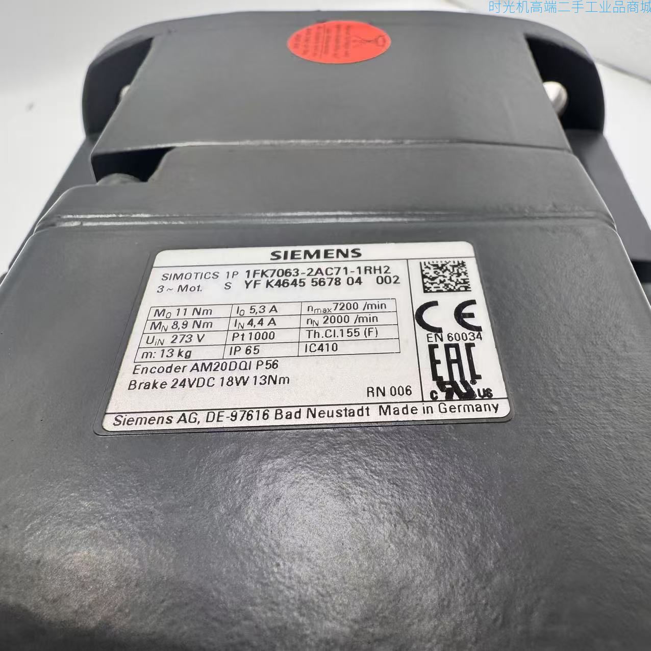 【99新】 【伺服电机】【1FK7063-2AC71-1RH2】A0103-AB1-0000022