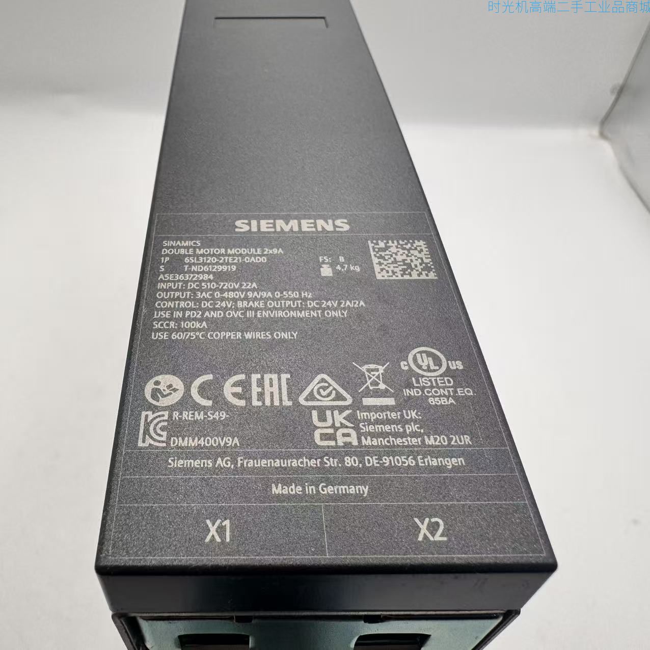 【99新】【双电模块2&times;9A】【6SL3120-2TE21-0AD0】A0103-AB1-0000034