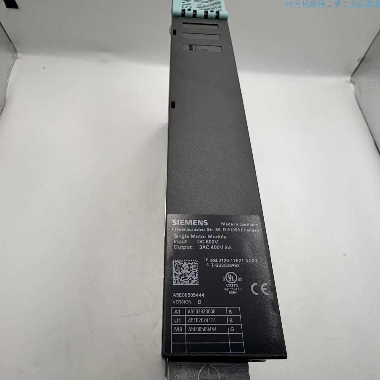 【99新】【单电机模块】【6SL3120-1TE21-0AA3】A0103-AB1-0000035