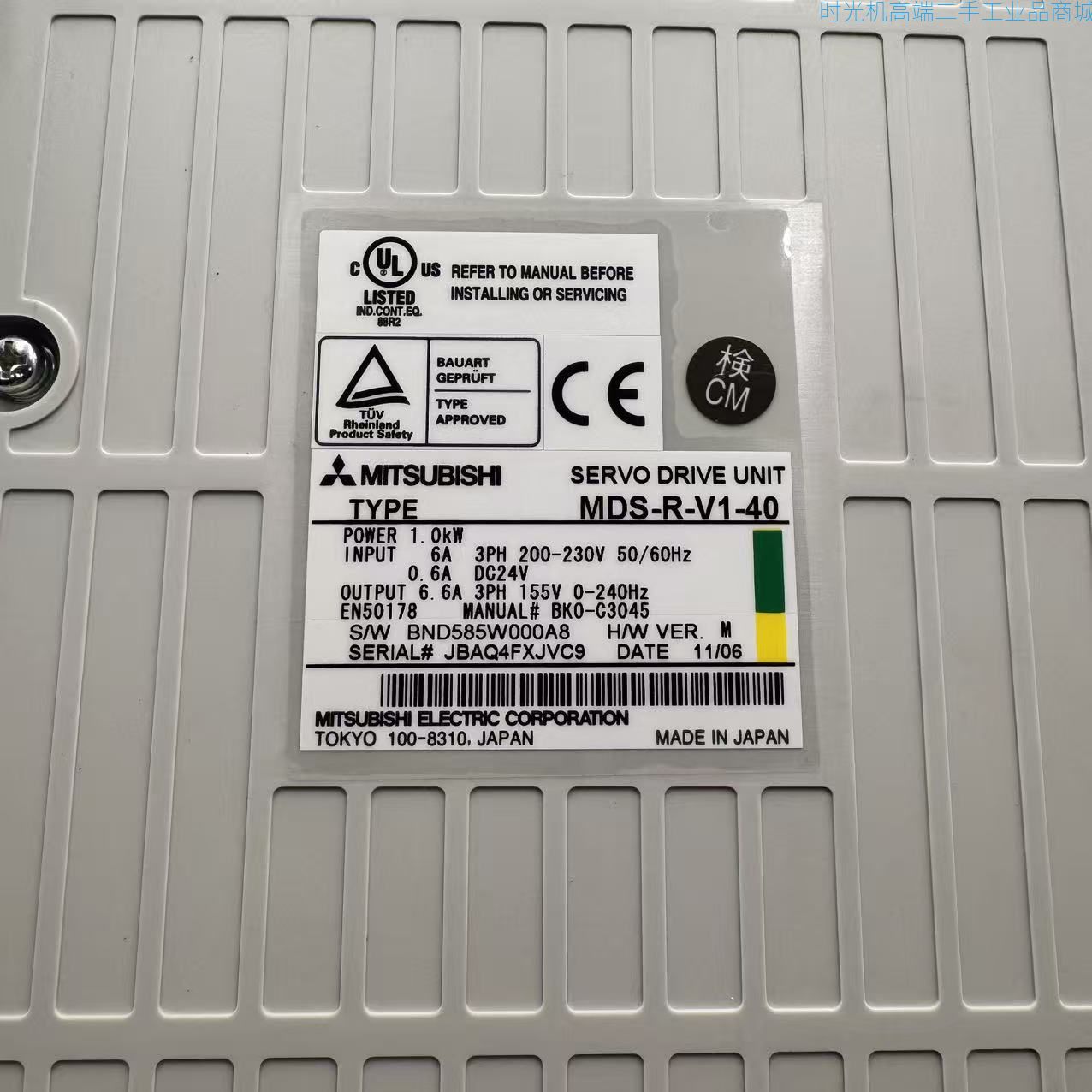 【99新】【伺服驱动单元】【MDS-R-V1-40】A0102-AB1-0000047