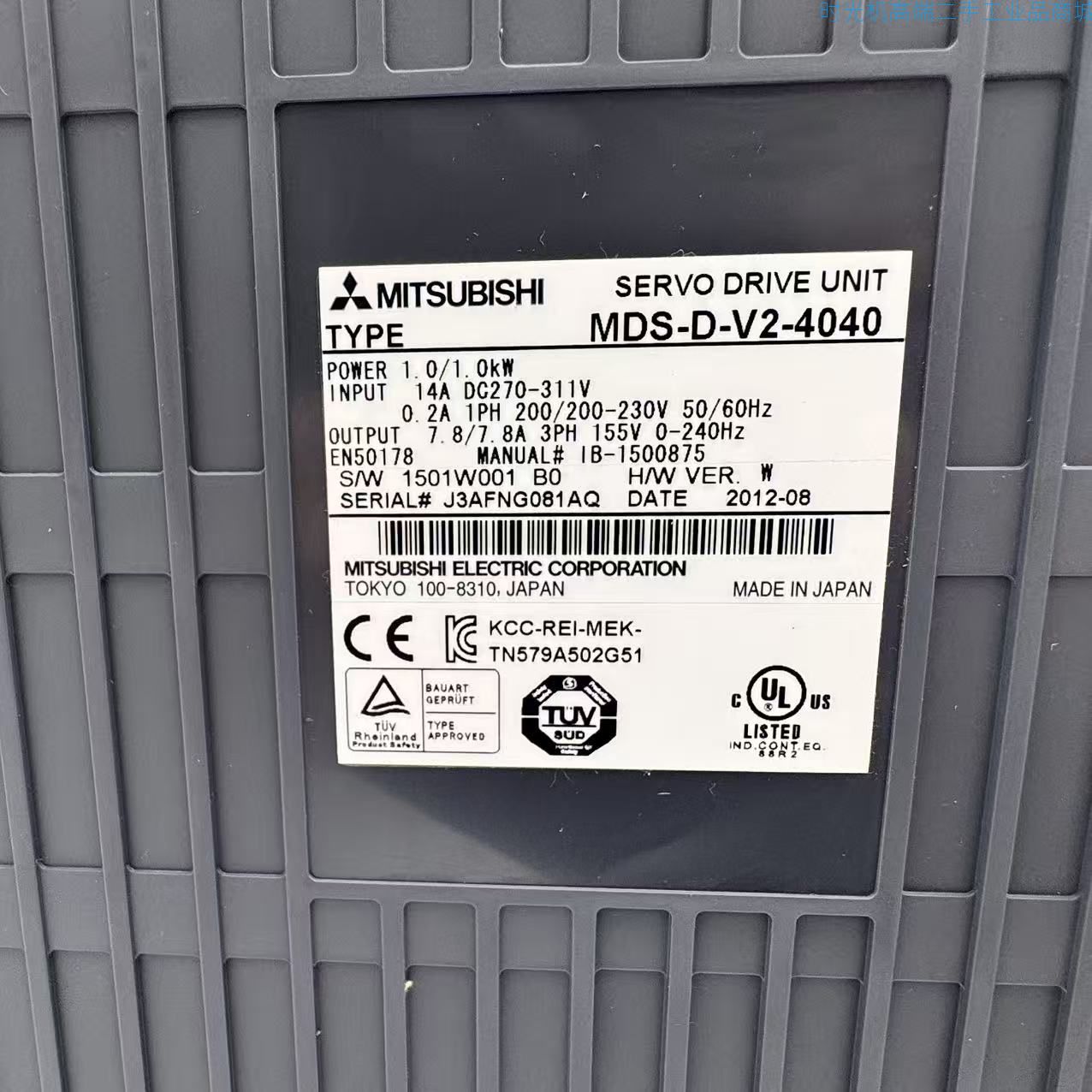 【99新】【伺服驱动单元 】【MDS-D-V2-4040】A0102-AB1-0000054