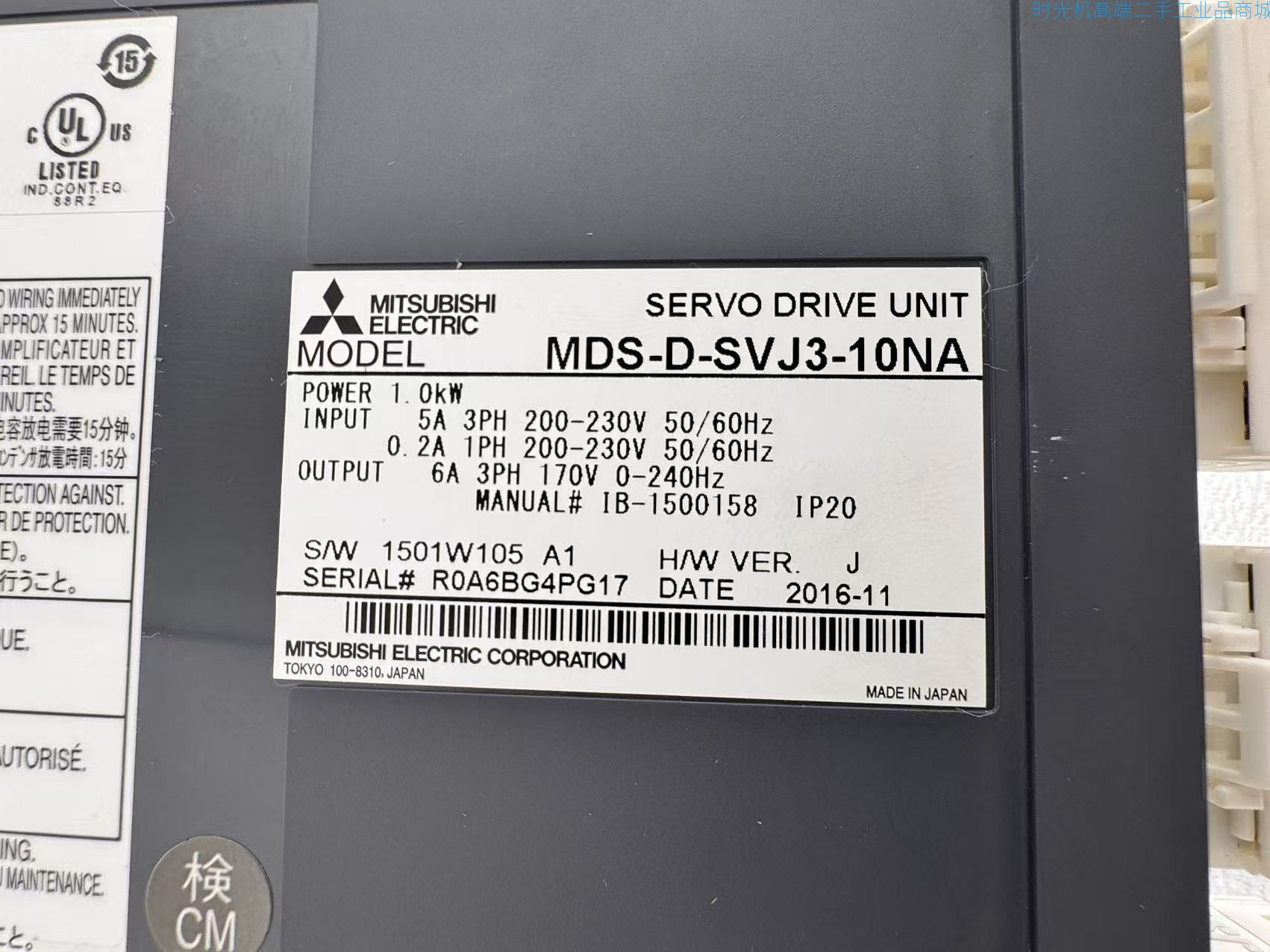 【99新】【伺服驱动单元 】【MDS-D-SVJ3-10NA】A0102-AB1-0000062